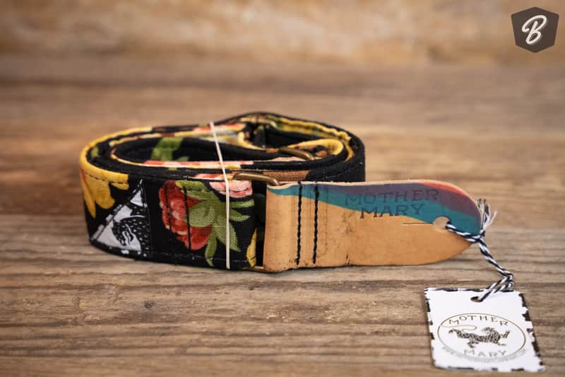 Mother Mary "Night Garden" Guitar Strap image 1