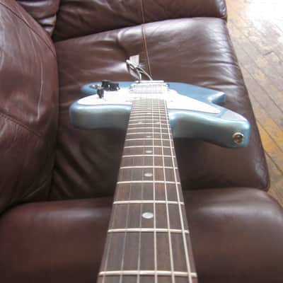 Fender Squier Limited Edition Affinity Series Jaguar Electric Guitar Ice Blue Metallic image 7