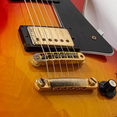 1978 Greco EG-500 Les Paul Custom MIJ Cherry Burst Guitar with Gigbag image 12