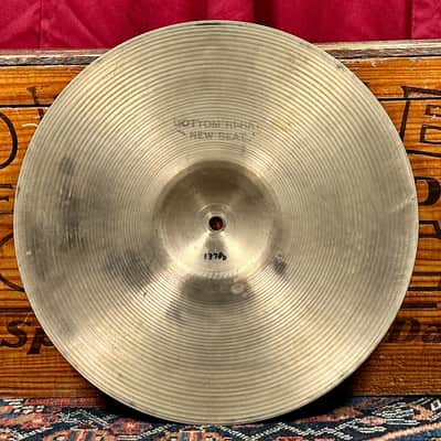 14" Zildjian A 1970s New Beat Hi-Hat Cymbal Pair 858g/1378g *Video* Bild 12