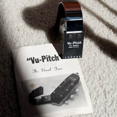 Vu-Pitch Vintage Clip-On Guitar Tuner W. Vibrating Reeds! -RARE! image 2