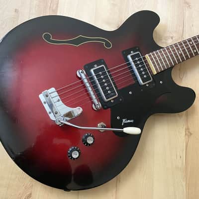 1973 Framus Atlantik Atlantic 6 black rose image 2