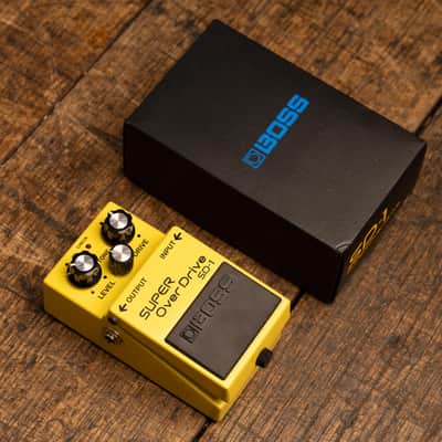 Boss SD-1 Super OverDrive (Silver Label) 1997 - Present - Yellow image 1