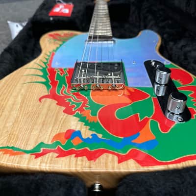 Fender Artist Series Jimmy Page Telecaster with Rosewood Fretboard -Natural with Dragon Graphic image 5