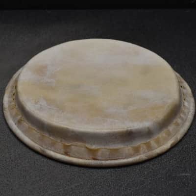 AK leather head for djembe/bongo set 3pc 11"+12" 2000s - Skin image 4