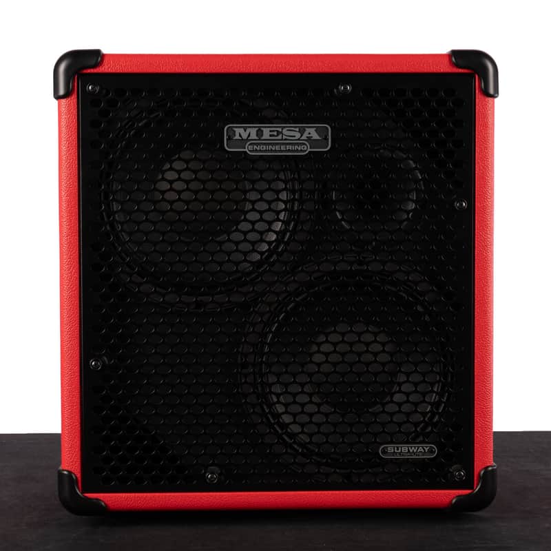 Mesa/Boogie 2x10 Subway Diagonal Bass Cabinet Red Bronco image 1