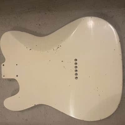 Guitar Mill T Style Body Aged Olympic White image 3