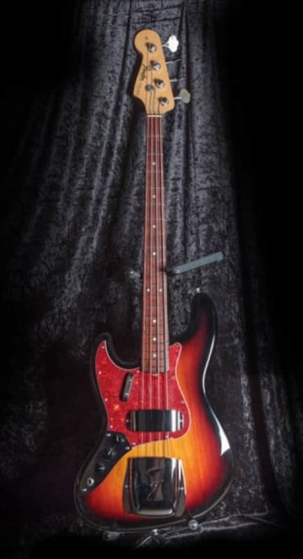 Fender Jazz Bass Left hand 1965, 3 color sunburst image 1
