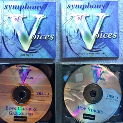 Spectrasonics Symphony of Voices AKAI / EMU Sampler 5 CDs SET, still sold new for $499 image 4