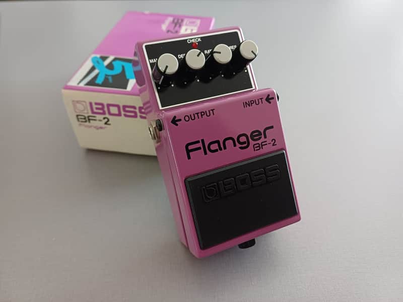 Boss BF-2 Flanger 1984-1990 (Green Label) Made In Japan | Reverb