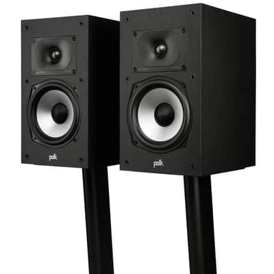 Polk Audio Monitor XT20 High-Resolution Bookshelf Loudspeakers, Pair, Black image 11