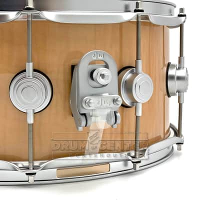 DW Collectors VLT 333 Maple Snare Drum 14x6.5 Exotic Curly Maple image 3