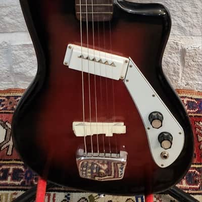 RARE! Guyatone (Heit) Bradford PU-1 Bloodburst w/ Sharktooth Pickup 1966-67 Japan image 2