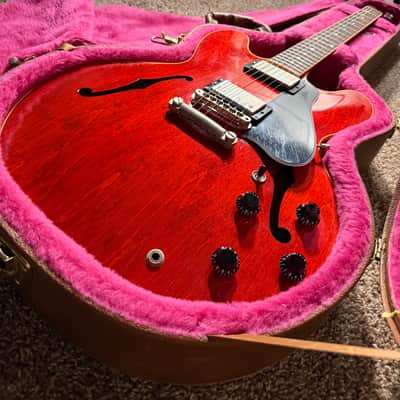 Gibson 1997 Custom Shop Historic '59 ES-335 Dot - Faded Cherry image 13