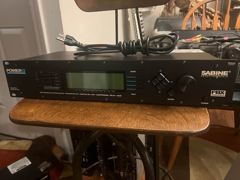 Sabine PowerQ ADF-4000 Series total sound control, multiple sound shaping effects with IEC power cable and rack mount bolts/washers image 1