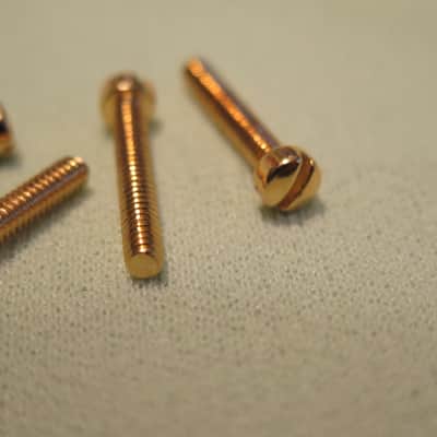 6 Gibson pole pieces screws for paf pickups es-355 Les Paul Custom L5 super 400 made in usa image 5