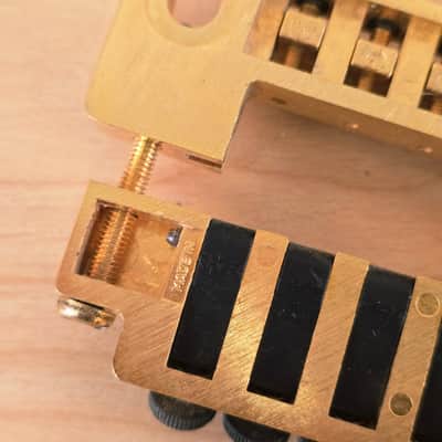 RARE Schaller 456 Gibson LP SG Fine Tuning Bridge Tailpiece Gold Iommi Old Boy image 10