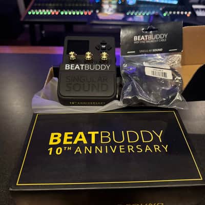 Singular Sound BeatBuddy Machine Pedal 10th Anniversary Edition 2025 - Black image 1