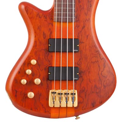 Schecter Stiletto Studio-4 FL LH Honey Satin image 1
