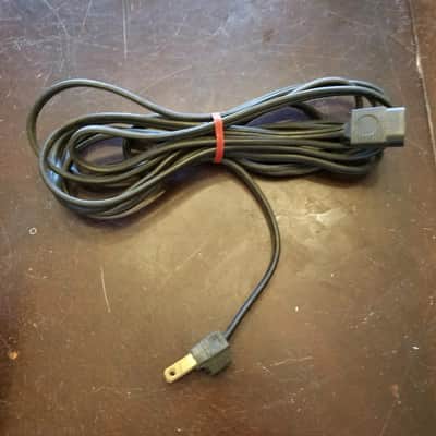 Bell & Howell ME Power Cord for 285 Filmosound Amp electric cable supply wire Original vintage 1950s - Black image 9