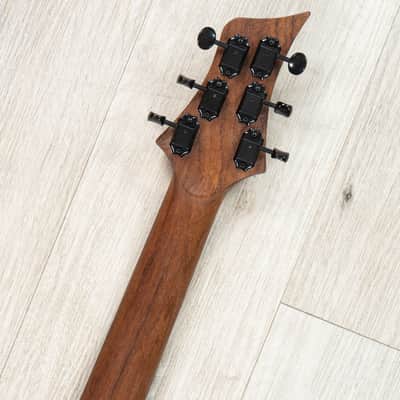Fibenare Erotic Dalmat Guitar, Ebony Fretboard, 5A Poplar Burl Top, Emerald Green image 9