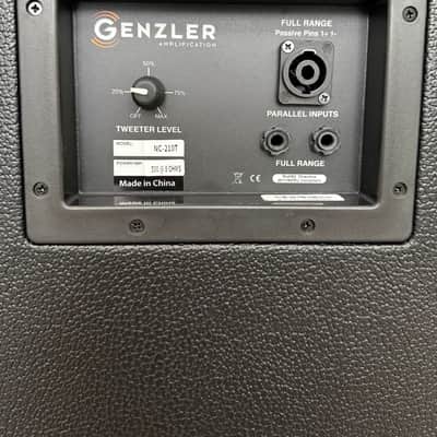 Genzler Amplification Nu Classic NC-210T 400-Watt 2x10" Bass Speaker Cabinet - Black--like new image 4