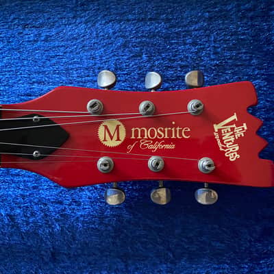 Mosrite Of California The Ventures Model Red Signed By Don Wilson Japan Vintage OHSC MIJ image 7