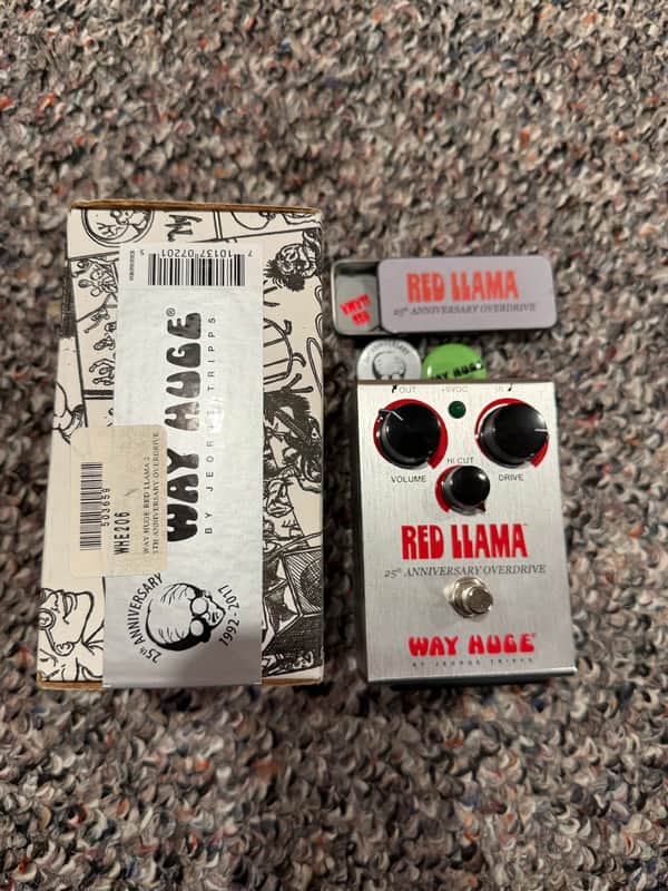 Way Huge WHE206 25th Anniversary Red Llama Overdrive | Reverb Canada