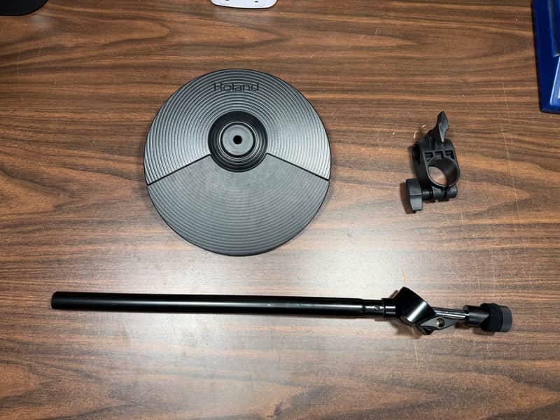 Roland CY-5 Dual Trigger Cymbal Pad w/Cymbal Arm and Clamp - 01N0410 image 1
