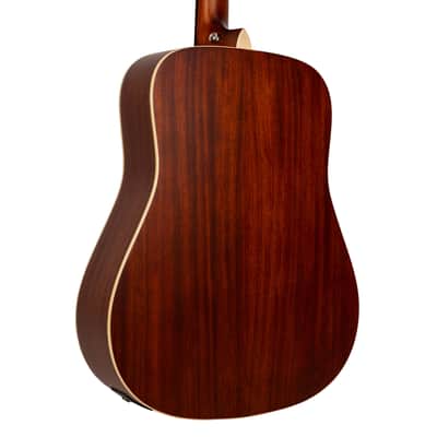 Gold Tone The Dread: Acoustic-Electric All Solid Wood Guitar with Bag - Satin Burst image 8