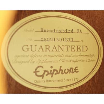 Epiphone Hummingbird - 2008 image 11