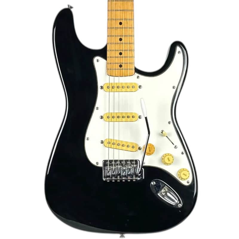 Fender Japan ST-STD Stratocaster 1987-1988 - Black - Vintage image 1