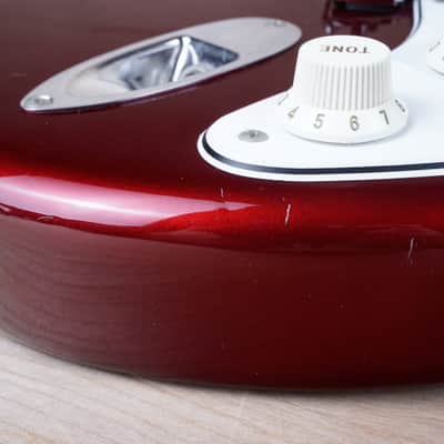Fender ST-STD Standard Series Stratocaster HSH MIJ 2013 Candy Apple Red Japan w/ Bag image 5