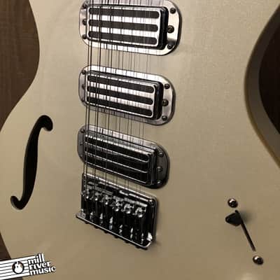 Brownsville Choirboy 12-String Electric Guitar Pearl White Metallic image 8