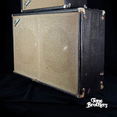 1-Owner, All Original! 1965 Fender Showman (with rare 2x15 JBL Cab!) image 3