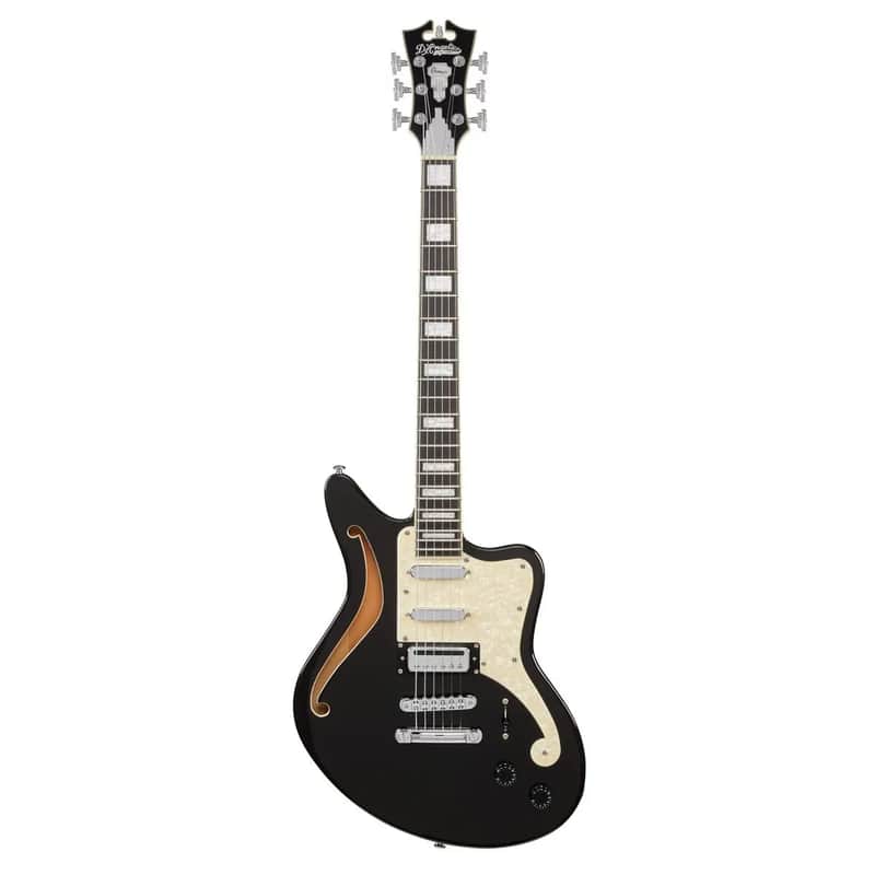 D'Angelico DAPBEDSHBLFCS PREMIER BEDFORD SH Offset Semi-Hollow Body 6-String Electric Guitar image 1