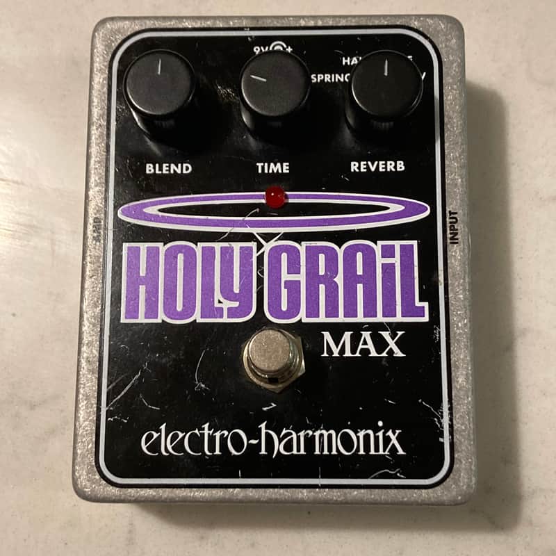 Electro-Harmonix Holy Grail Max Reverb 2014 - Present - Black / Purple / Gray image 1