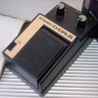 MINT Ibanez CSL Stereo Chorus w/ Original Box & Manual / 1980s - Black image 1
