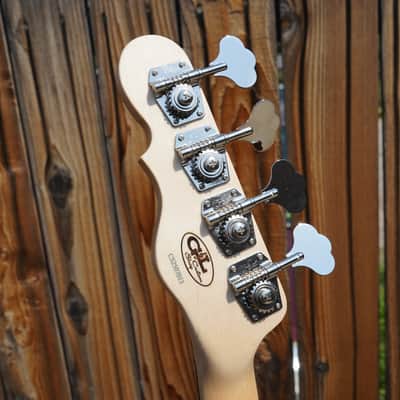 G&L USA Custom Shop ASAT Bass Black Crinkle Over Himalayan Blue 4-String Electric Bass Guitar w/ Black Tolex Case (2025) image 5
