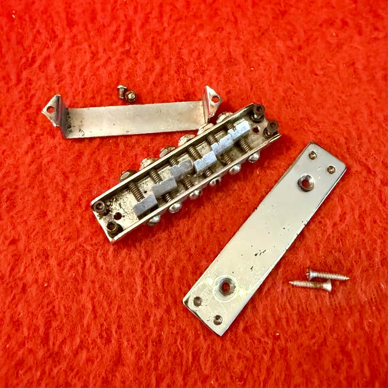 1960 Rickenbacker Guitar bridge Chrome