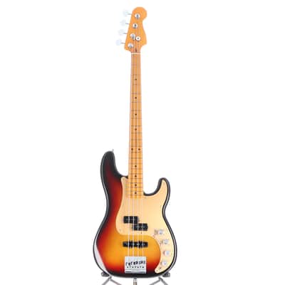 Fender Certified Pre-Owned American Ultra II Precision Bass, Maple Fingerboard, Ultraburst (L8) (03076) image 5