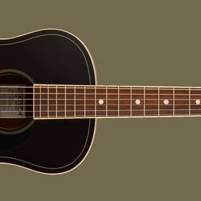 Gretsch Jim Dandy Parlour - Walnut Fingerboard, Black Pickguard, Deep Cherry Burst image 1