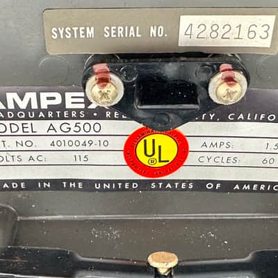Ampex AG500 Reel to Reel Tape Transport image 7
