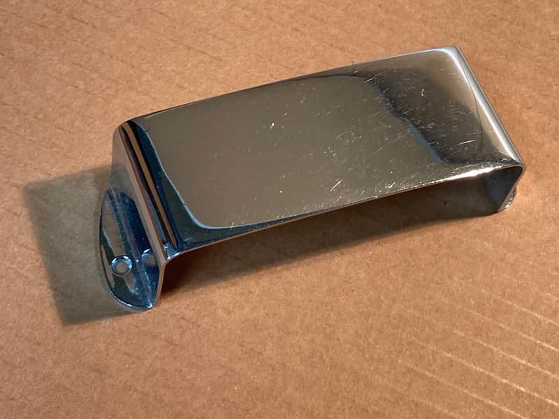 Gibson Thunderbird RD RIPPER RD Artist Bass bridge cover 1960’s-1970’s - Chrome image 1