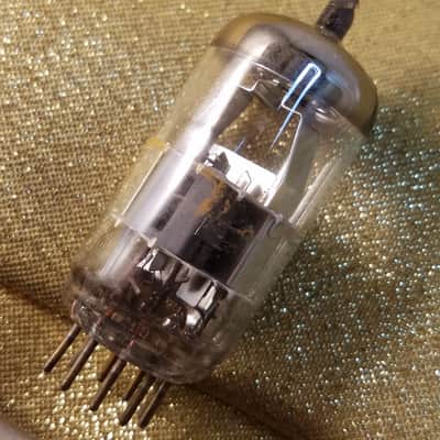 Amperex Matched Pair (2) 6DJ8 tNOS AT1000 TESTED Vacuum Tubes PQ premium quality Heerlen A-frame Orange Globe T5 ECC88 dual triode 1973 image 15