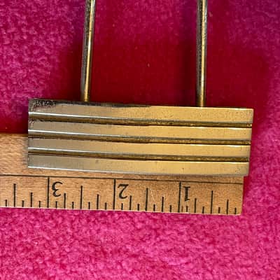 vintage 1949 1950's Kluson #9 tailpiece for Gibson national silvertone archtop image 14