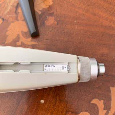 Sennheiser MD 421 N Cardioid Dynamic Microphone 1970s - White image 7