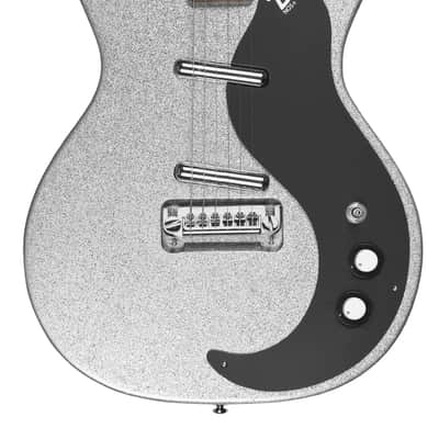 Mint Danelectro 59 MOD NOS+ Silver Metalflake image 2
