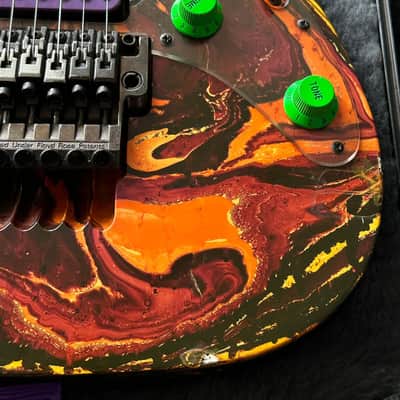 Ibanez JEM77 PMC Purple Multi Color Steve Vai with Case image 5