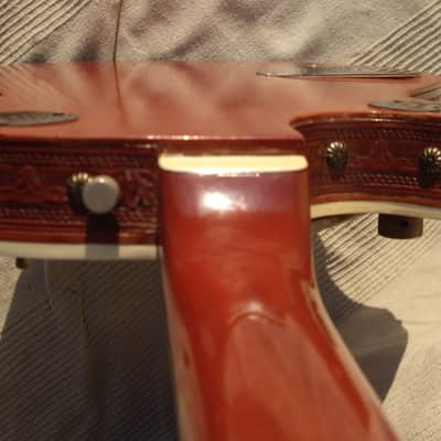 Immagine Gretsch ROUNDUP 6130 1955 - Orange "G" brand & All Western features Cactus & Cowboy Leather bound body - 20